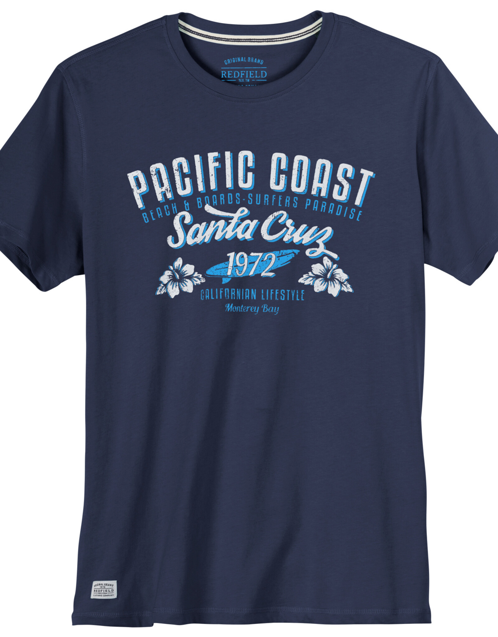 Redfield T-SHIRT 'pacific coast santa cruz' - nacht blauw