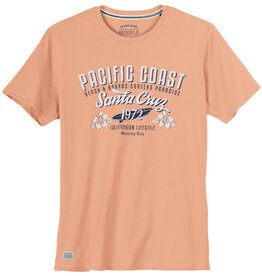 Redfield T-SHIRT 'pacific coast santa cruz' - oranje