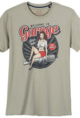 Redfield T-SHIRT 'welcome to garage' - grijs
