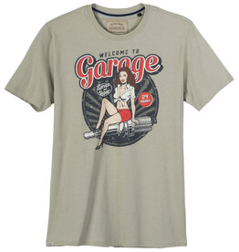 Redfield T-SHIRT 'welcome to garage' - grijs