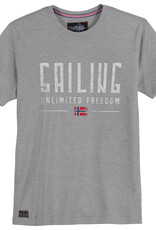 Redfield T-SHIRT 'sailing unlimited freedom ' - donker blauw