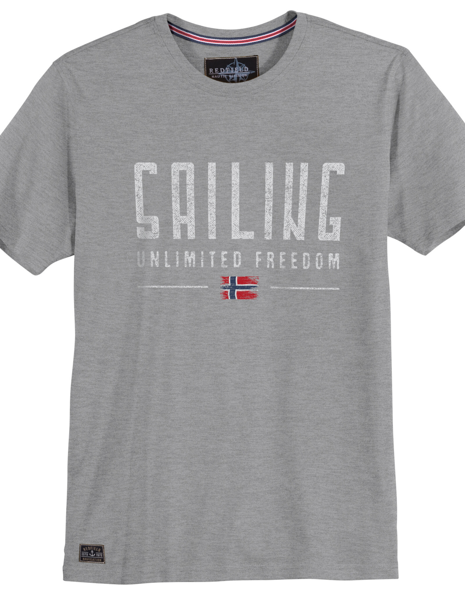 Redfield T-SHIRT 'sailing unlimited freedom ' - donker blauw