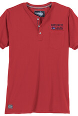 Redfield SHIRT met knoopjes ‘NORTHWEST SAILING' - roodmet knoopjes ‘NORTHWEST SAILING' - nacht blauw - Copy