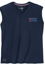 Redfield SINGLET / TANKTOP ‘Northwest sailing' - navy