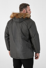 D-555 PARKA met capuchon 'Lovett' khaki