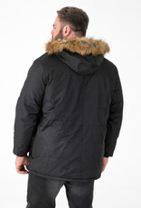 D-555 PARKA met capuchon 'Lovett' khaki