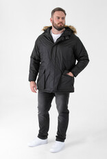 D-555 PARKA met capuchon 'Lovett' khaki