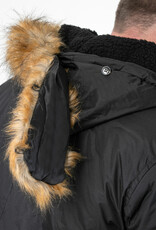 D-555 PARKA met capuchon 'Lovett' khaki