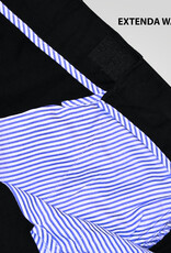 D-555 CHINO met comfort taille 'Bruno' donkerblauw