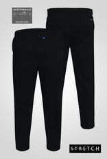D-555 CHINO met comfort taille 'Bruno' donkerblauw