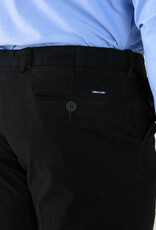 D-555 CHINO met comfort taille 'Bruno' zwart