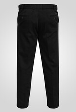 D-555 CHINO met comfort taille 'Bruno' zwart