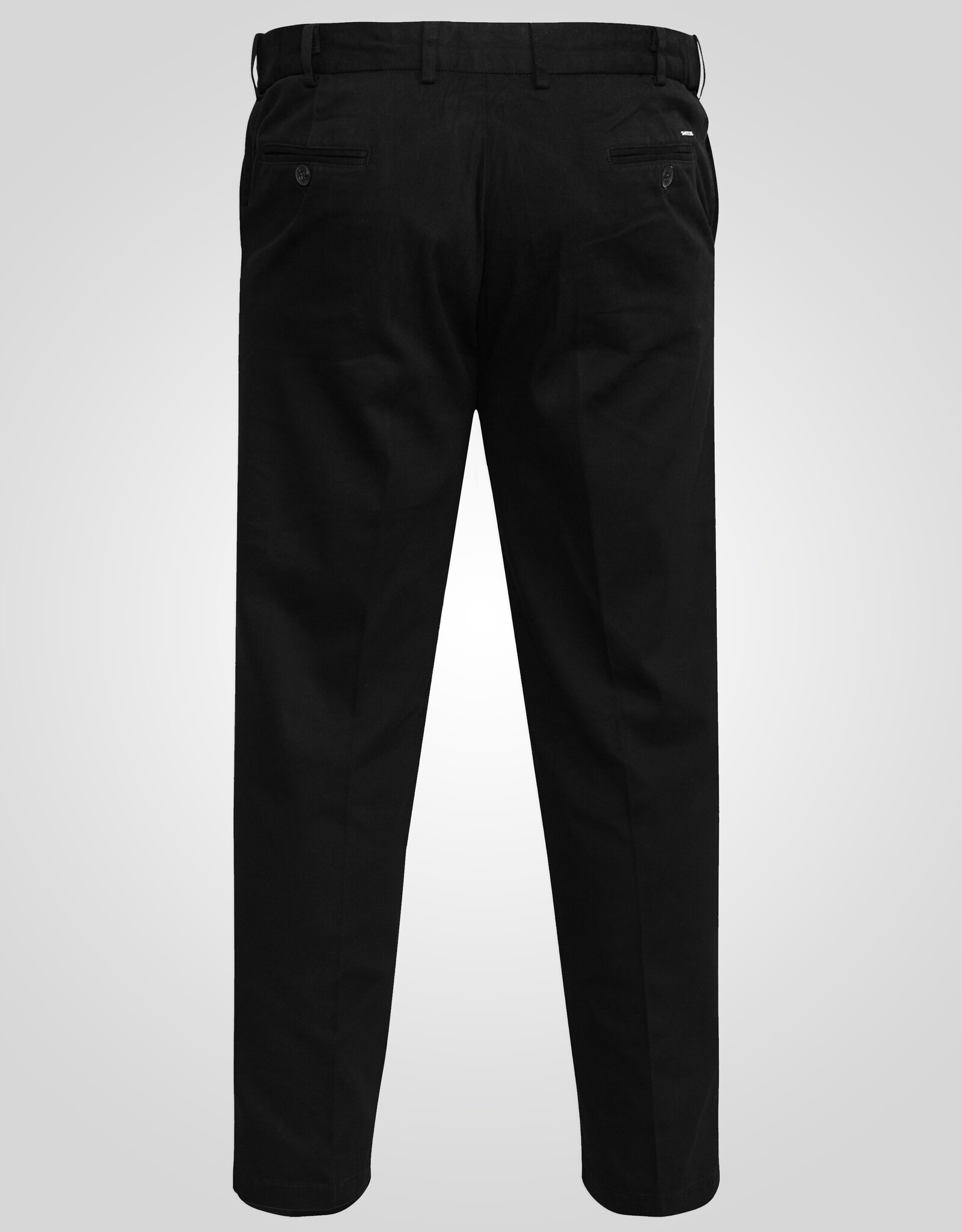 D-555 CHINO met comfort taille 'Bruno' zwart