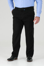 D-555 CHINO met comfort taille 'Bruno' zwart
