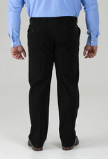 D-555 CHINO met comfort taille 'Bruno' zwart
