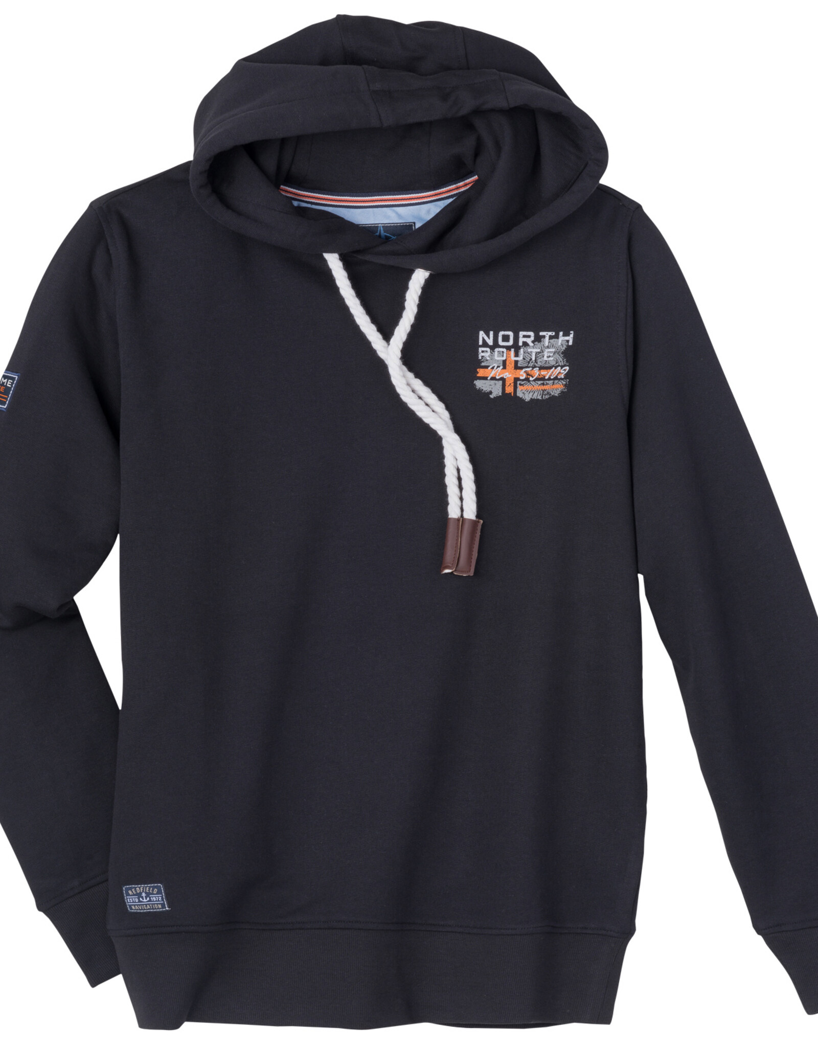 Redfield Hoodie north route - zwart