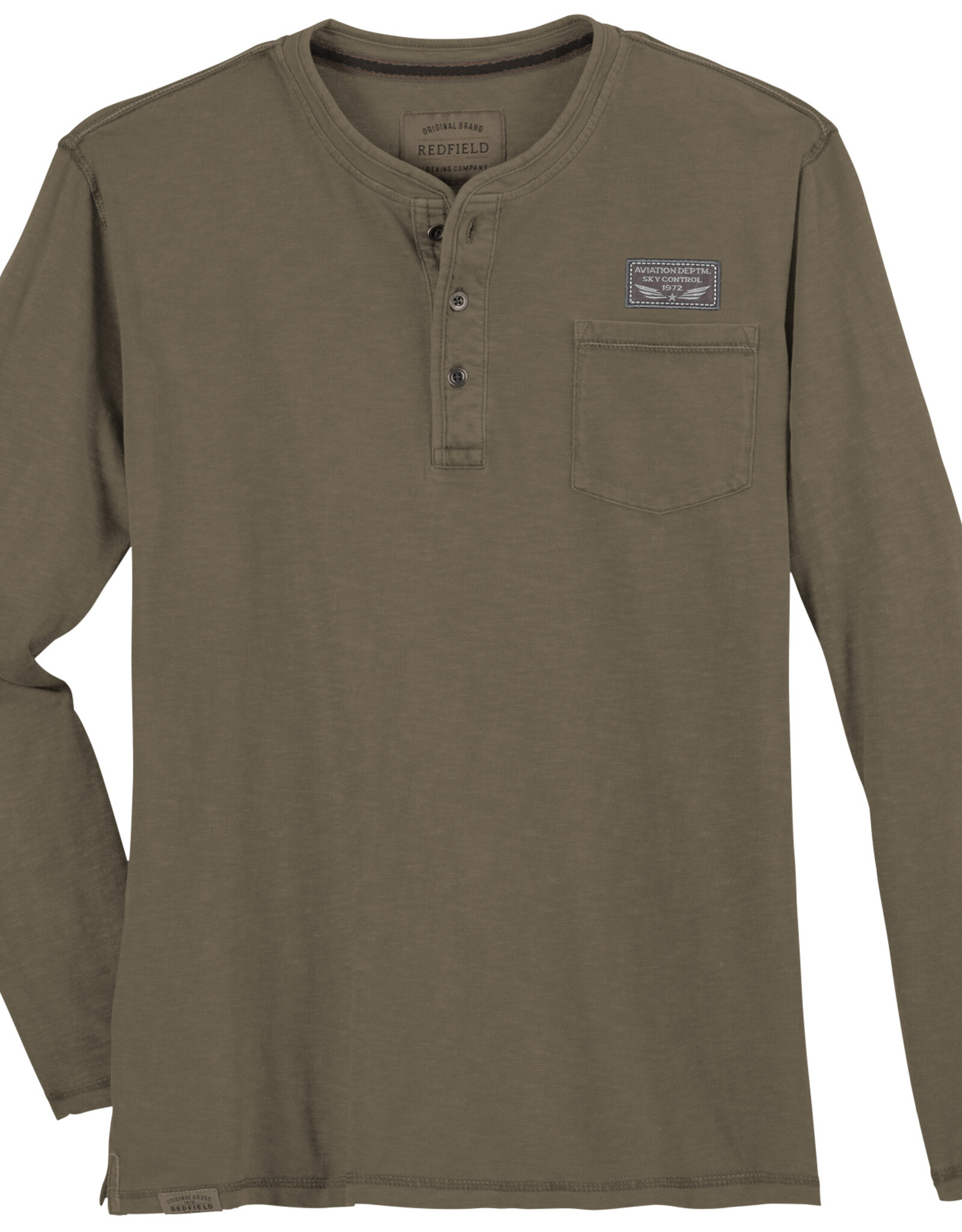 Redfield SHIRT met lange mouwen en knoopjes aviaton deptm. sky control - taupe