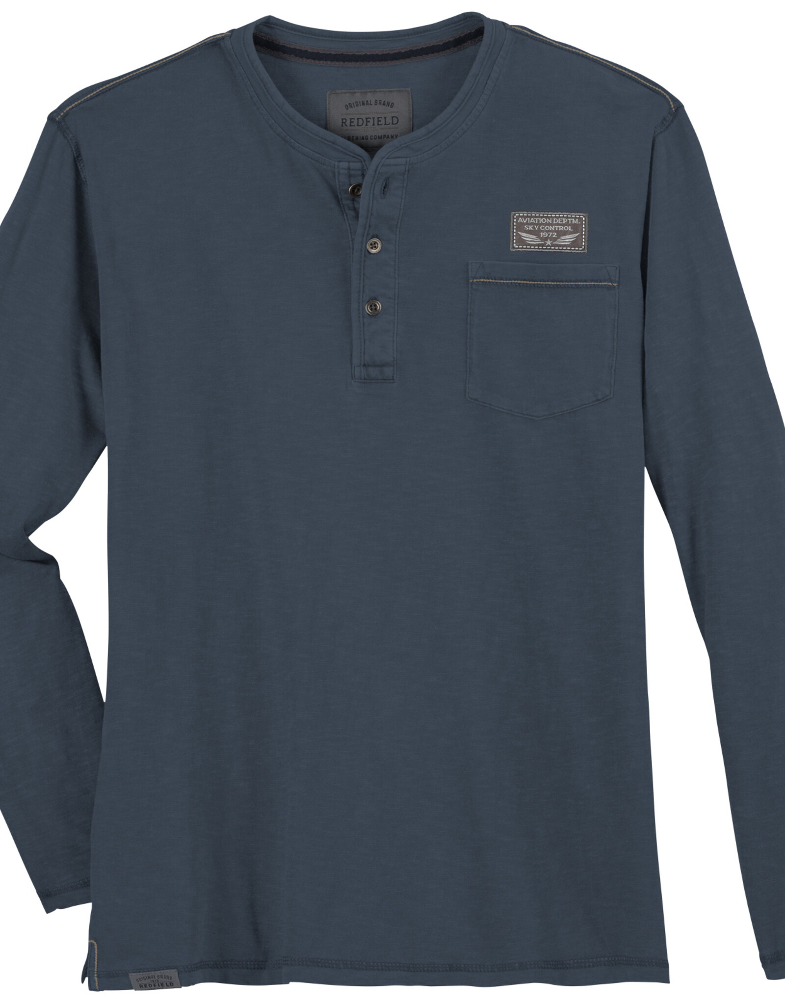 Redfield SHIRT met lange mouwen en knoopjes aviaton deptm. sky control - denim
