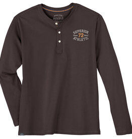 Redfield SHIRT met lange mouwen en knoopjes superior athletic - bruin
