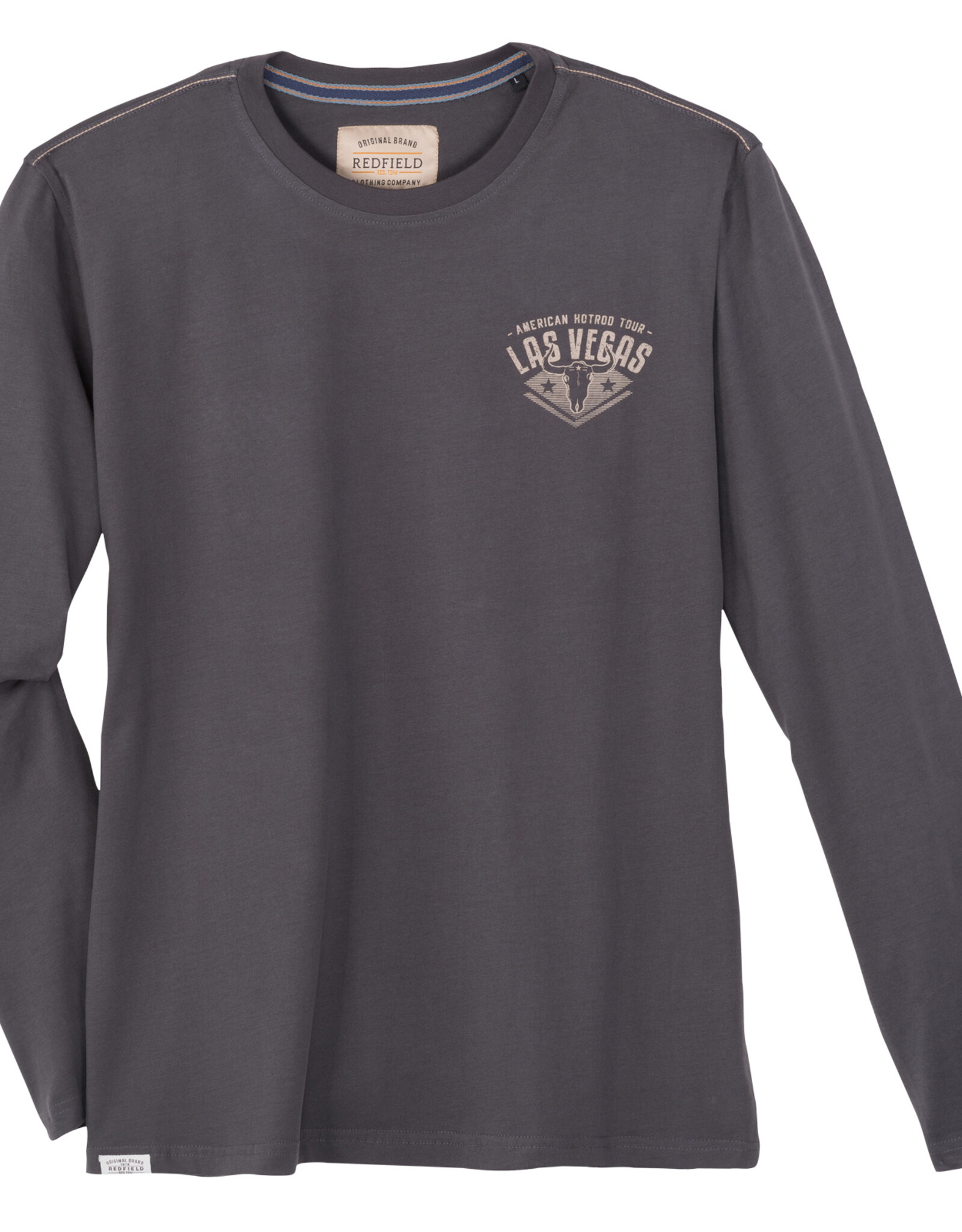Redfield SHIRT met lange mouwen - LAS VEGAS - antraciet