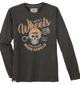 Redfield SHIRT met lange mouwen -lucky wheels - antraciet