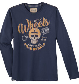 Redfield SHIRT met lange mouwen -lucky wheels - denim