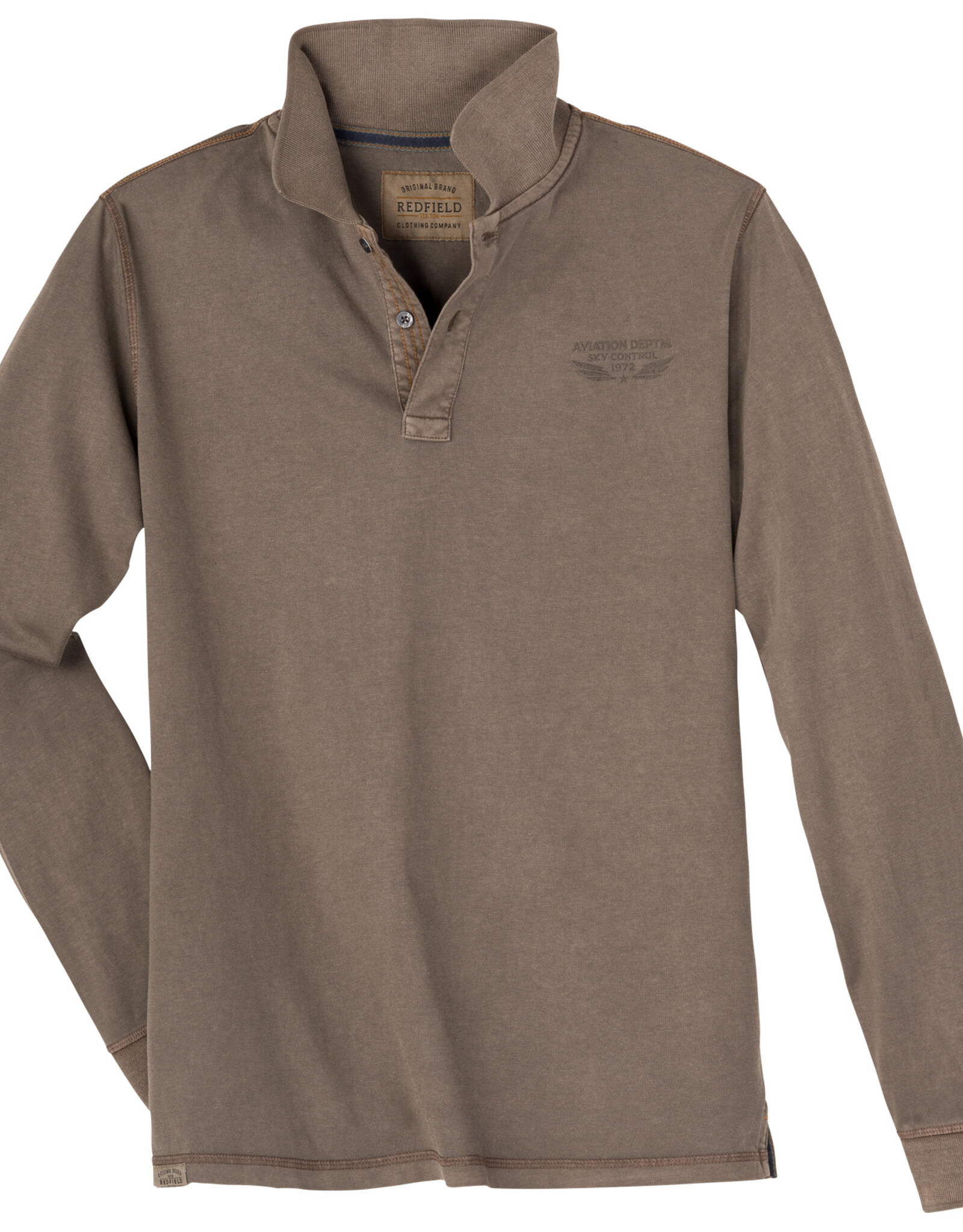 Redfield POLOSHIRT aviaton dptm. - bruin