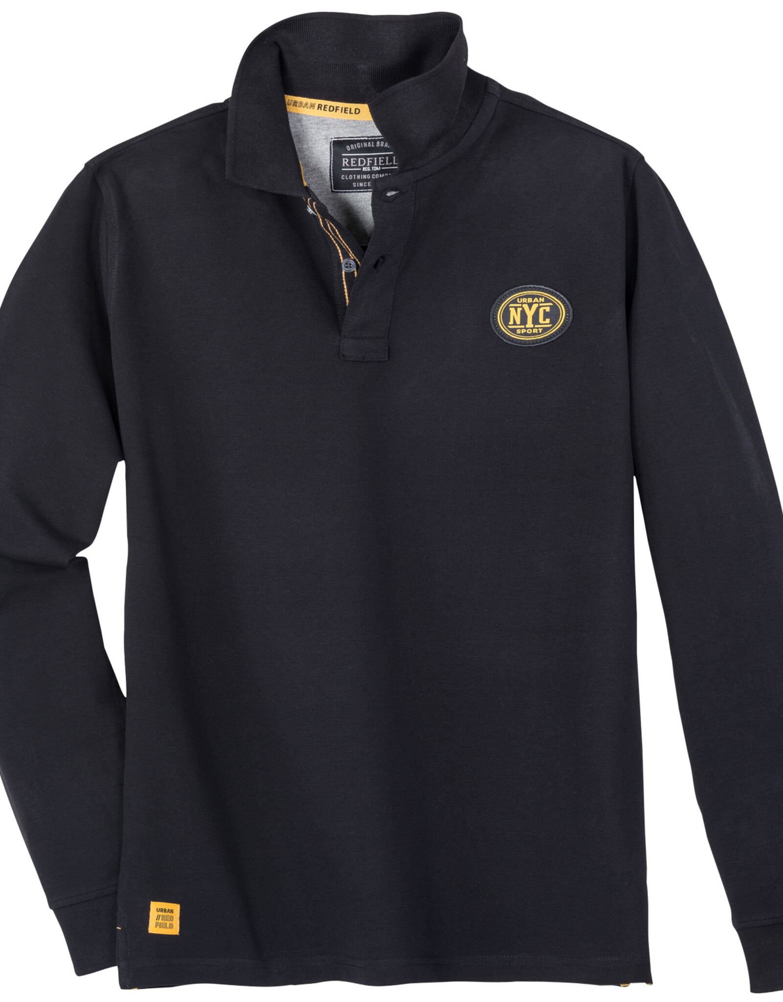 Redfield POLOSHIRT met lange mouwen  NYC - zwart