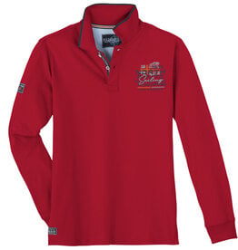 Redfield POLOSHIRT met lange mouwen  north route- rood