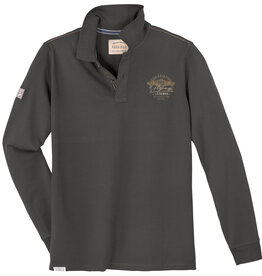 Redfield POLOSHIRT met lange mouwen FLYING LEGENDS - vintage grijs