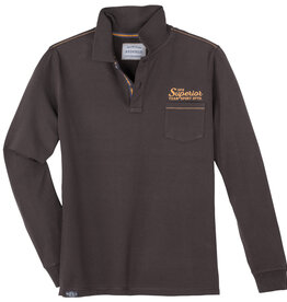 Redfield POLOSHIRT met lange mouwen SUPERIOR TEAMSPORT - bruin
