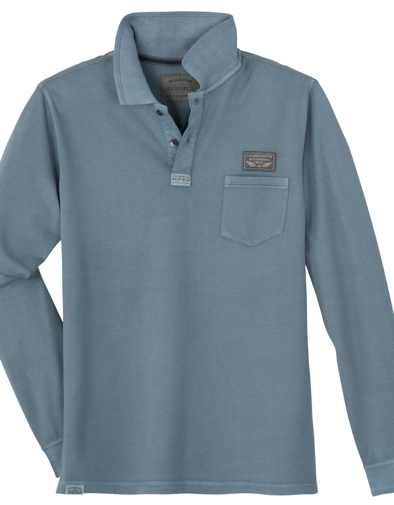 Redfield POLOSHIRT met lange mouwen AVIATION DEPTM. - blauw