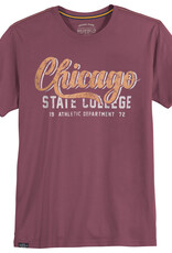 Redfield T-SHIRT 'CHICAGO' - bordeaux