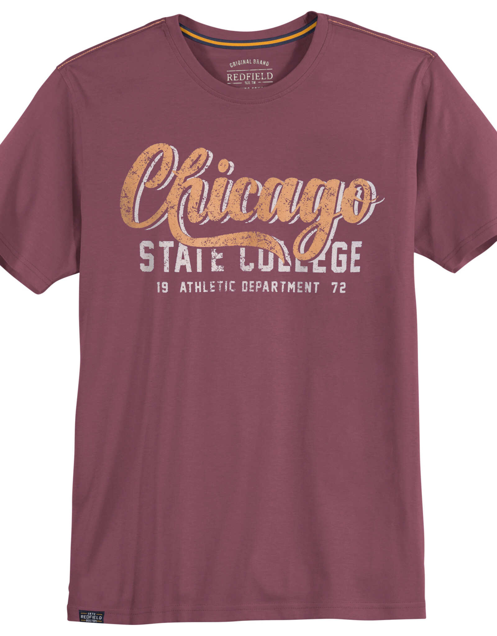 Redfield T-SHIRT 'CHICAGO' - bordeaux