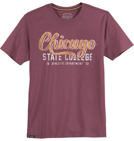 Redfield T-SHIRT 'CHICAGO' - bordeaux