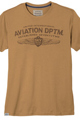Redfield T-SHIRT 'AVIATION DPTM' - oker