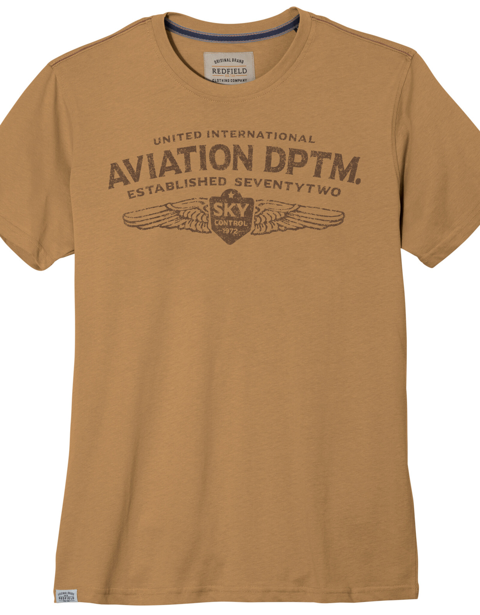 Redfield T-SHIRT 'AVIATION DPTM' - oker