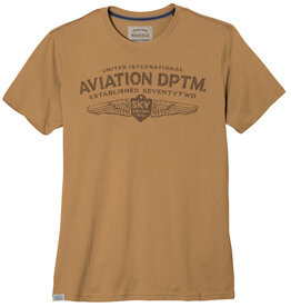 Redfield T-SHIRT 'AVIATION DPTM' - oker