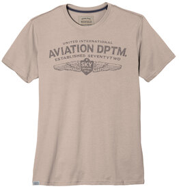 Redfield T-SHIRT 'AVIATION DPTM' - beige