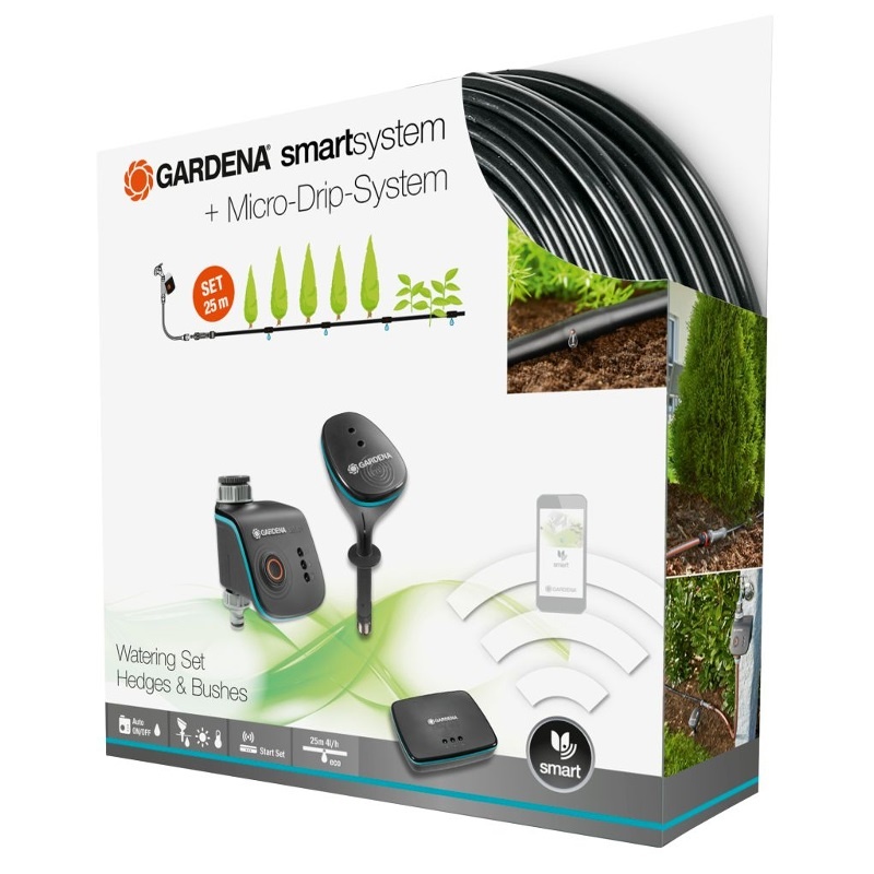 Gardena MDS smart besproeiingsset - geschikt voor heggen en struiken