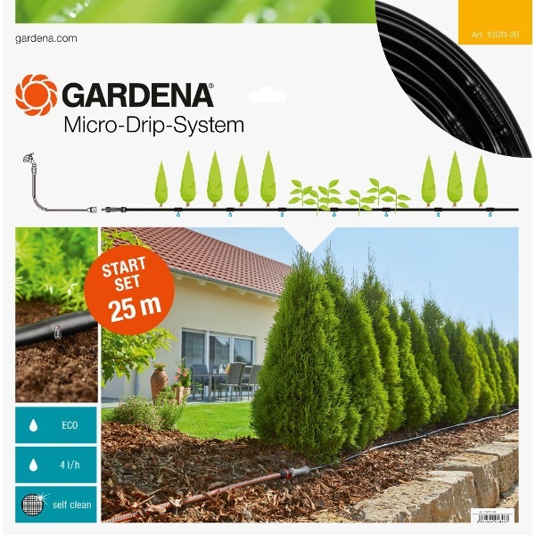 Gardena Micro-Dip-System Startset  M - geschikt voor 25m rijplanten