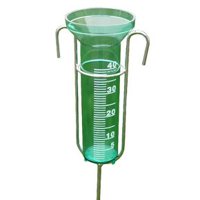 Regenmeter - incl. metalen steel