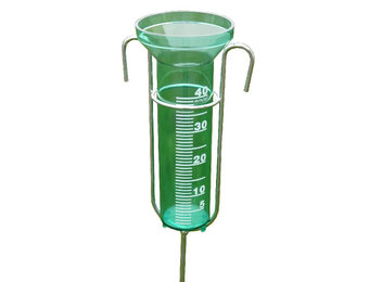 Regenmeter - incl. metalen steel