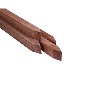 Hardhouten paal  5,9 x 5,9 x 275 cm
