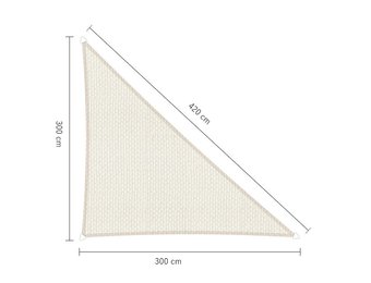 90 graden schaduwdoek - Wit - Waterdoorlatend