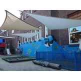 Driehoek schaduwdoek - Taupe - Waterdicht