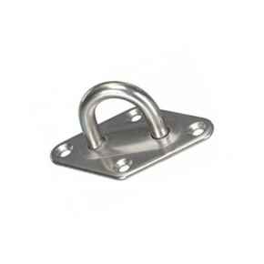 Plaat met oog RVS - 7x4cm