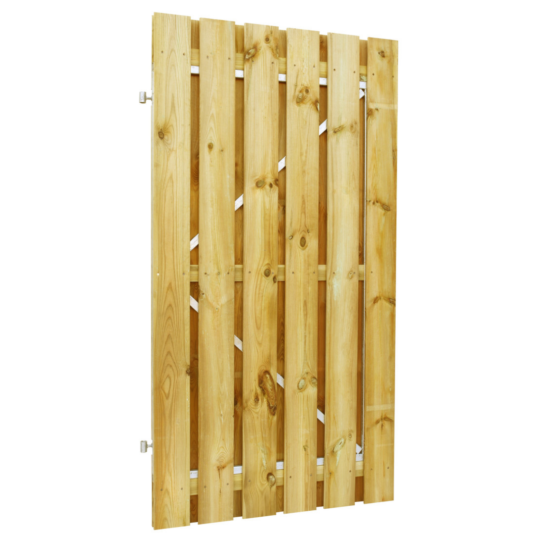 Schuttingdeur Grenen - geschaafd - 100 x 195 cm