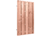 Schuttingdeur Douglas hout onbehandeld fijnbezaagd 100x190 cm