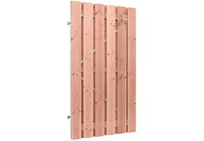 Schuttingdeur Douglas hout incl. slot 100x195cm